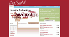 Desktop Screenshot of efoothill.org